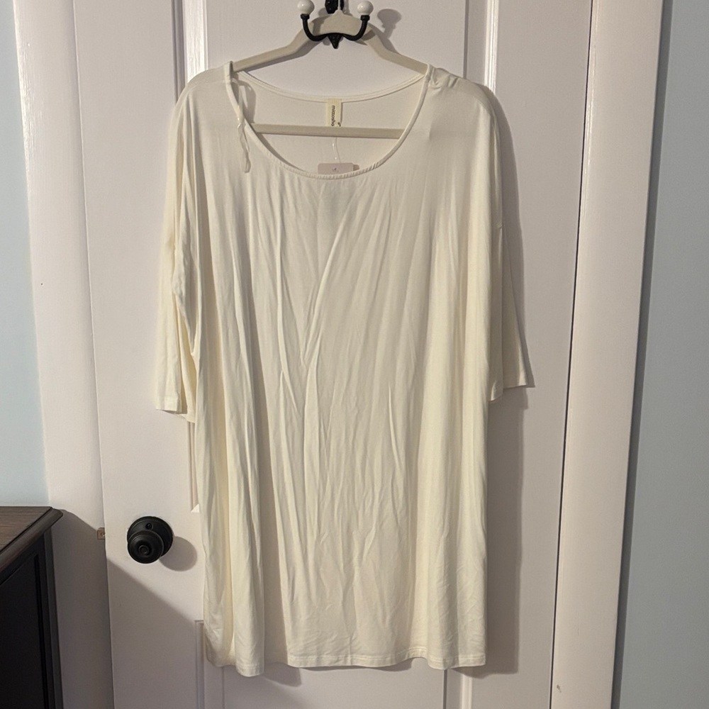White 3/4 Sleeve Dress
